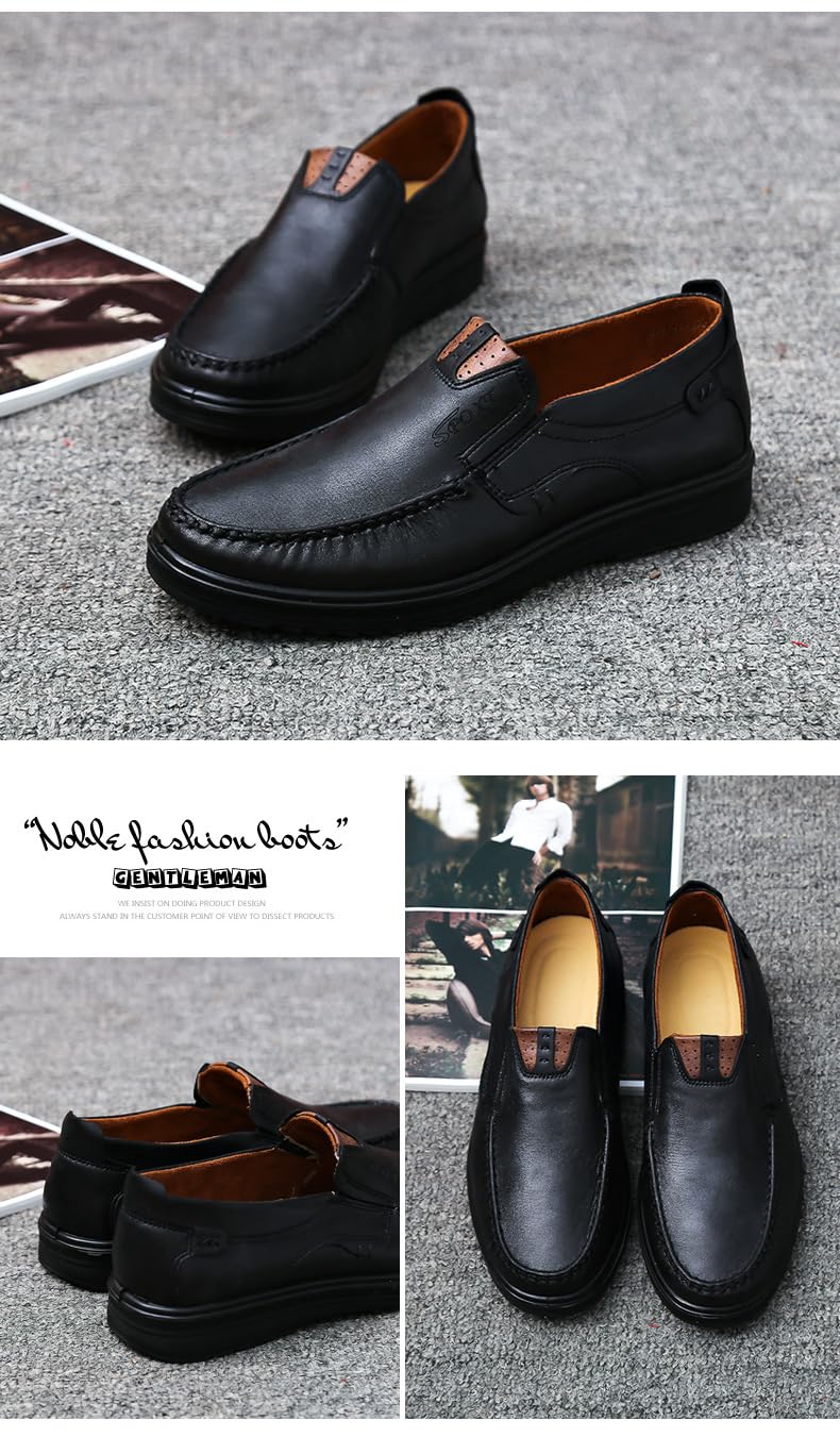 Asifn Loafers Herren Leder Fahrschuhe Mokassin Schuhe Aus Weichem Leder Komfort Business Hausschuhe Atmungsaktiv Weich Handmade