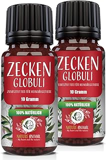 Nature Animal® 2 x Tick Protection Balls for Dogs and Cats with Instant Effect - Tick Repellent for Your Pet - Natural Treatment Highly Effective product image