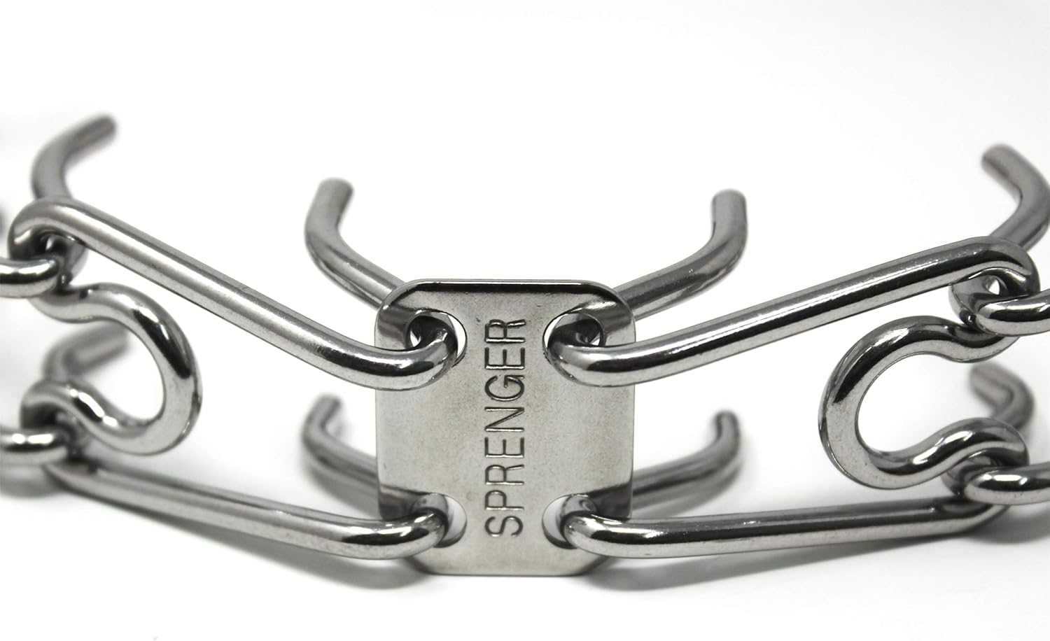 Herm Sprenger Stainless Steel Prong Dog Training Collar with Quick Release Buckle Ultra-Plus Pet Pinch Collar No-Pull Collar for Dogs Made in Germany 4mm x 24in Large