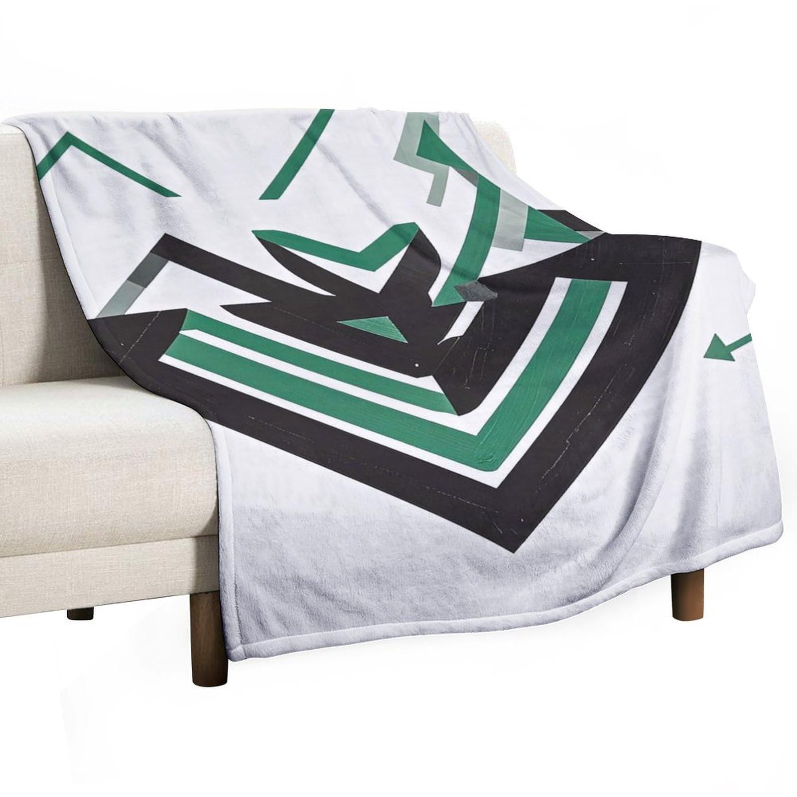 Couverture flanelle douce toutes saisons pour grand lit