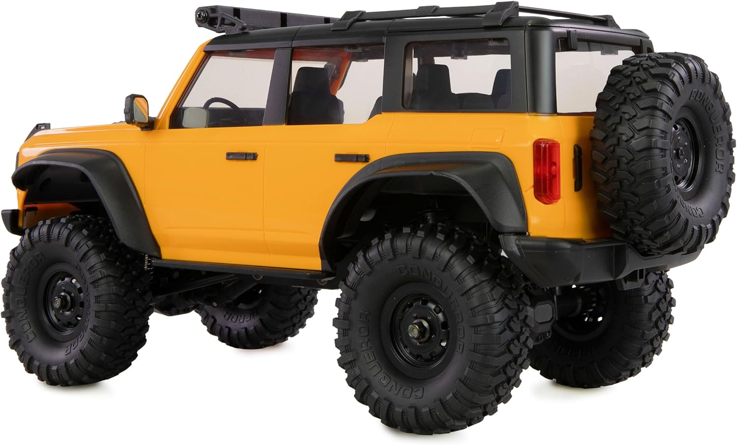 Amewi AMXRock Mini Caballo Scale Crawler 4WD 1:16 RTR Yellow with Remote Control, Battery, Charging Cable