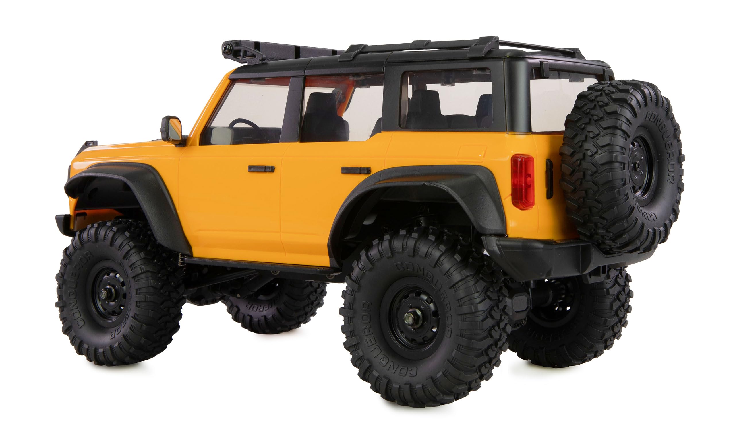 Amewi AMXRock Mini-Caballo Scale Crawler 4WD 1:16 RTR żółty z pilotem zdalnego sterowania, akumulatorem, kablem do ładowania