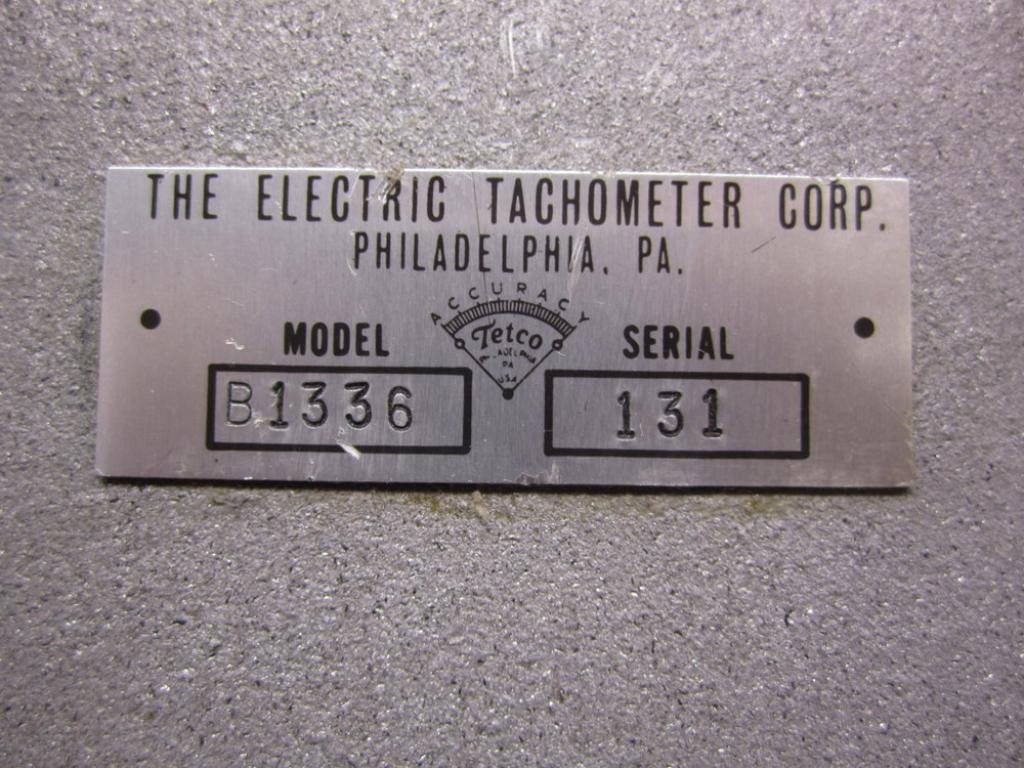 B1336 Tachometer with Explosion Proof Box