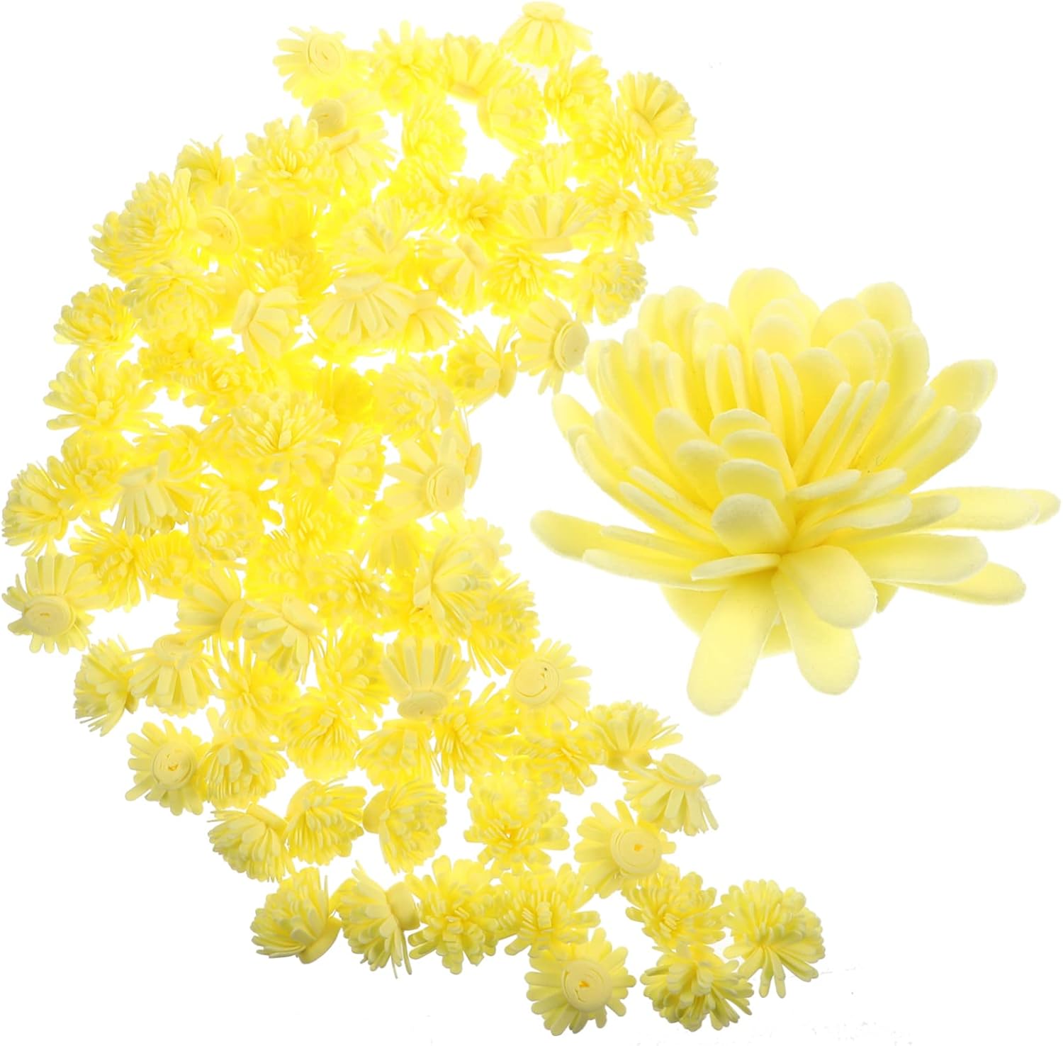 100pcs Flower Aroma Diffusers Premium Faux Floral Decor for Home Office and Bathroom Unique Design for Essential Oils Diffuser for Desk Chic and Delicate Look