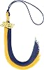 2025 Graduation Tassel Cord Ceremony Academic Gold Doctoral Two Colors Small Polyester Party with Pack Mini Black Student Doctor Red Navy Blue and Gold