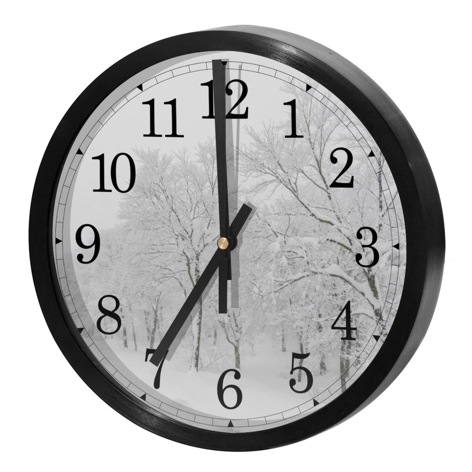 Horloge murale sans tic-tac idéale pour chambre et bureau calme