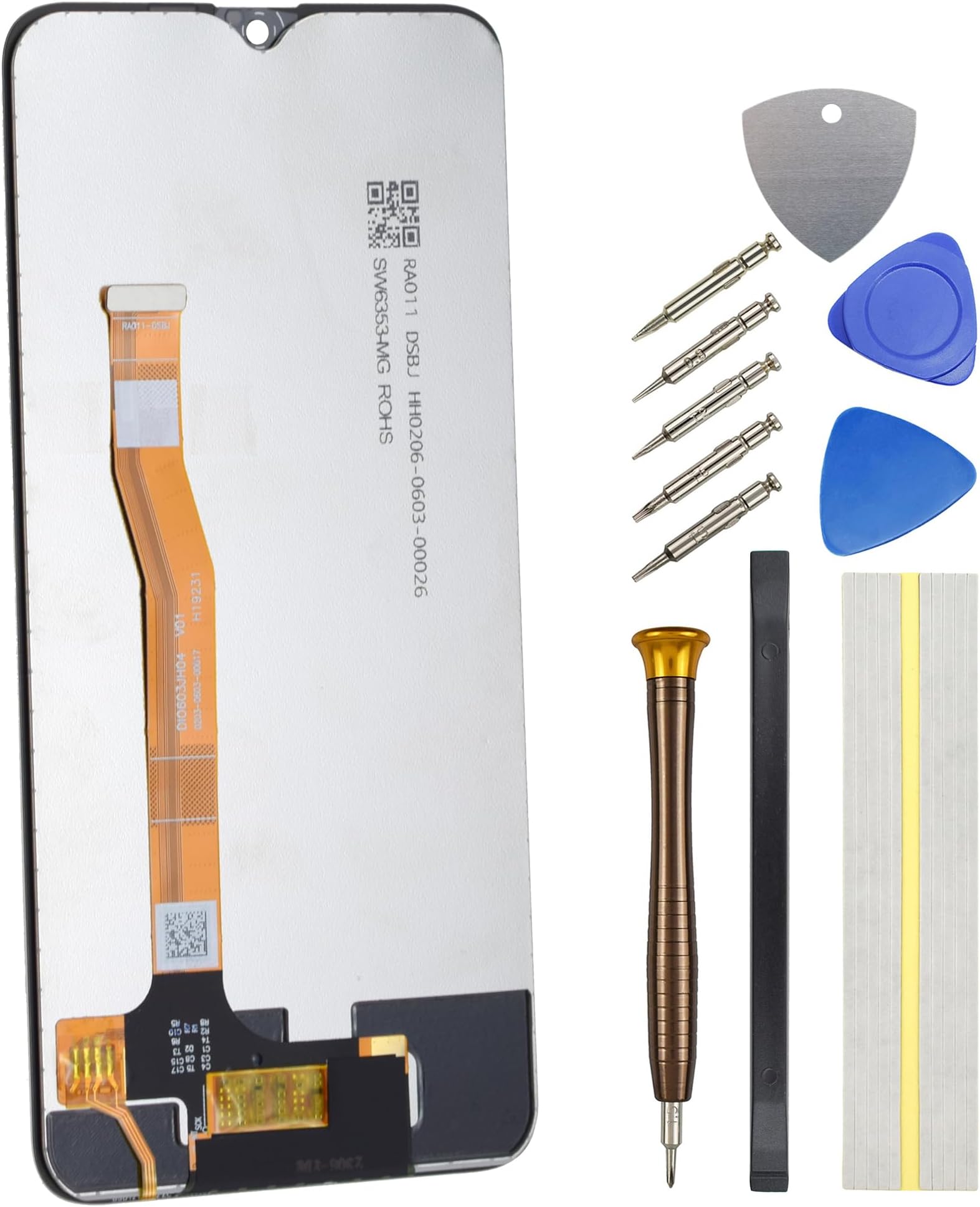 Complete Screen for Realme 3 Pro RMX1851 LCD Display Touch Digitizer Screen Replacement Part include Tool Kit and Adhesive Black 6.3"