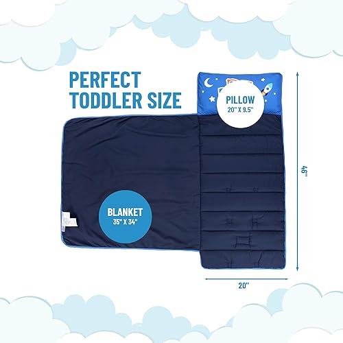 Miniatura 2 de Blippi PJ Party Time - Tapete para siesta – Almohada y manta incorporadas – Ropa de cama de microfibra súper suave para niños, niños y niños