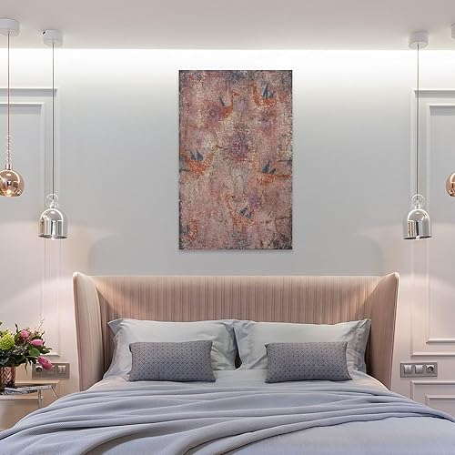 Miniatura 8 de Klee Paul - Blaugeflügelte Vögel (1925) Póster pintado a mano de calidad de museo de pintura al óleo, lienzo para decoración de pared del hogar,