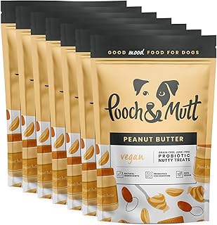 Pooch & Mutt - Vegan Nut Treats (Grain-Free), Peanut Butter, 7 x 120 g product image