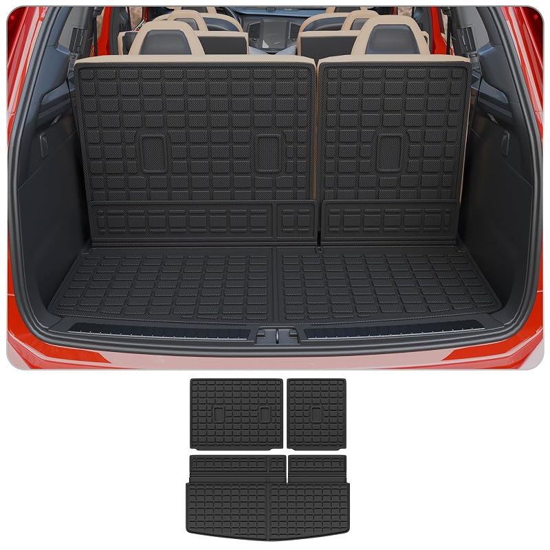 Kit de tapete para porta-malas e encostos Thinzyou para Ford Expedition e Lincoln Navigator 2018–2024