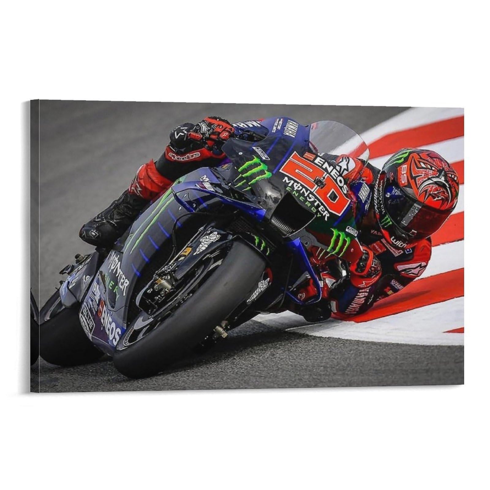 FCOIN Fabio Quartararo Canvas Poster Artworks Canvas Poster Wall Art Prints Home Modern Decor 24x36inch(60x90cm)