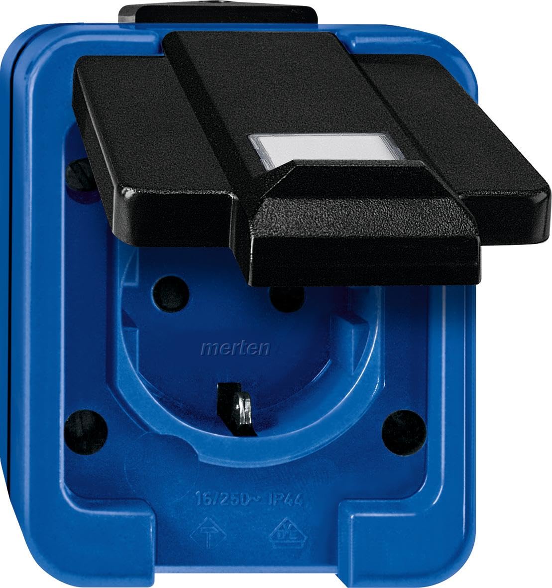 Prise Schuko bleue Merten 279091 pour organiser l'atelier et le bureau