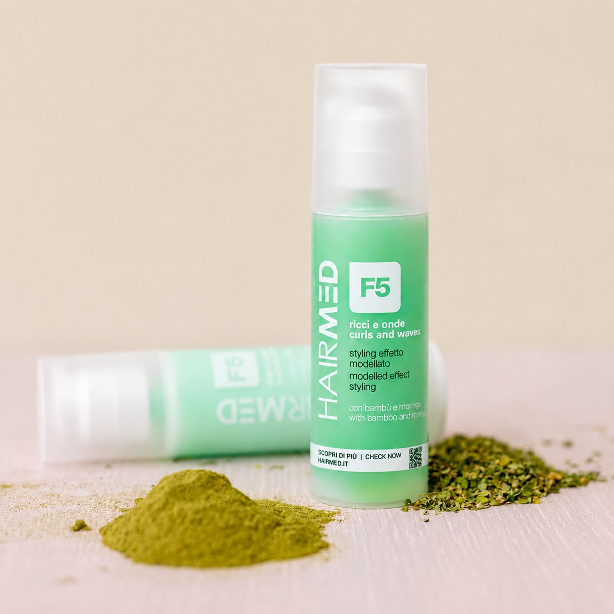 HAIRMED - F5 Crema Ricci - Crema Modellante per Capelli Ricci Perfetti e Definiti - 150 ml