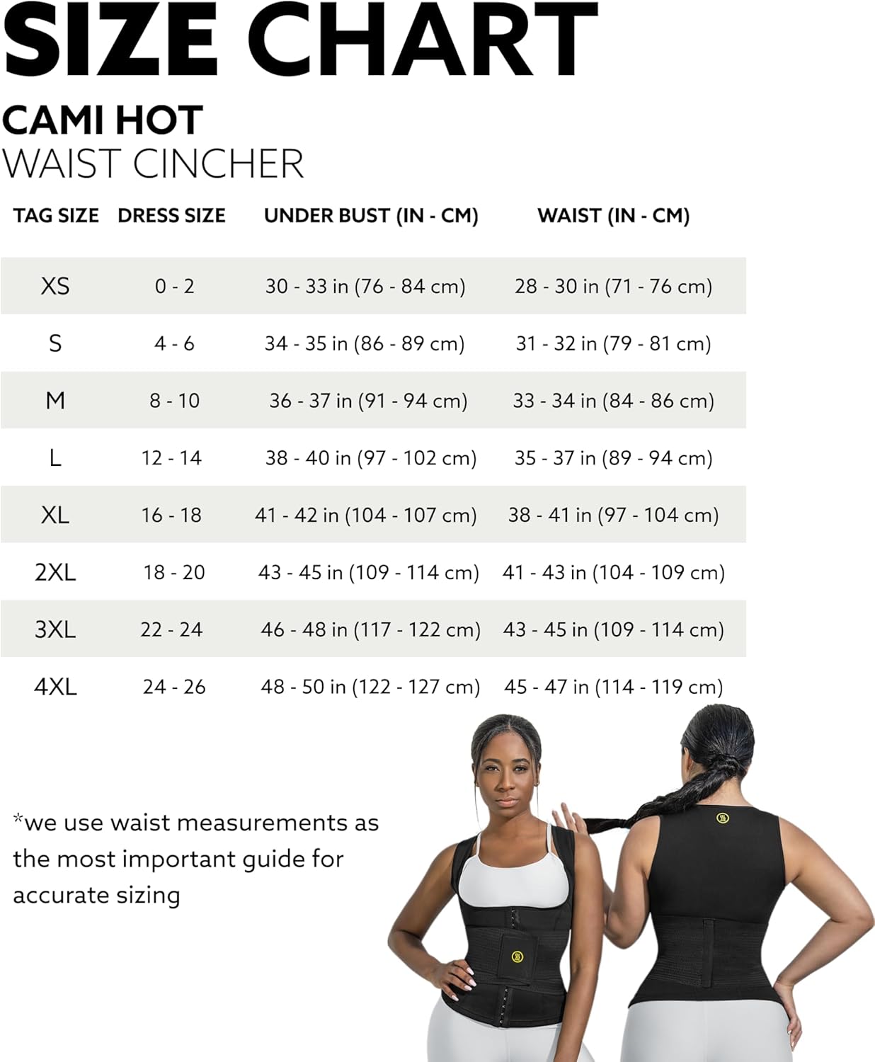 HOT SHAPERS Cami Waist Cincher & Waist Trainer – Hourglass Essentials Neoprene Sweat Vest for Body Sculpting & Core Support - Image 5