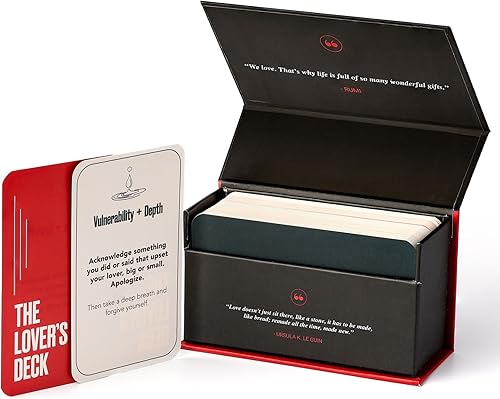 Miniatura 4 de The Lovers Deck - Juego de cartas para parejas  Profundiza la conexión y la intimidad, fortalece los sueños y objetivos mutuos + inspírate junto con