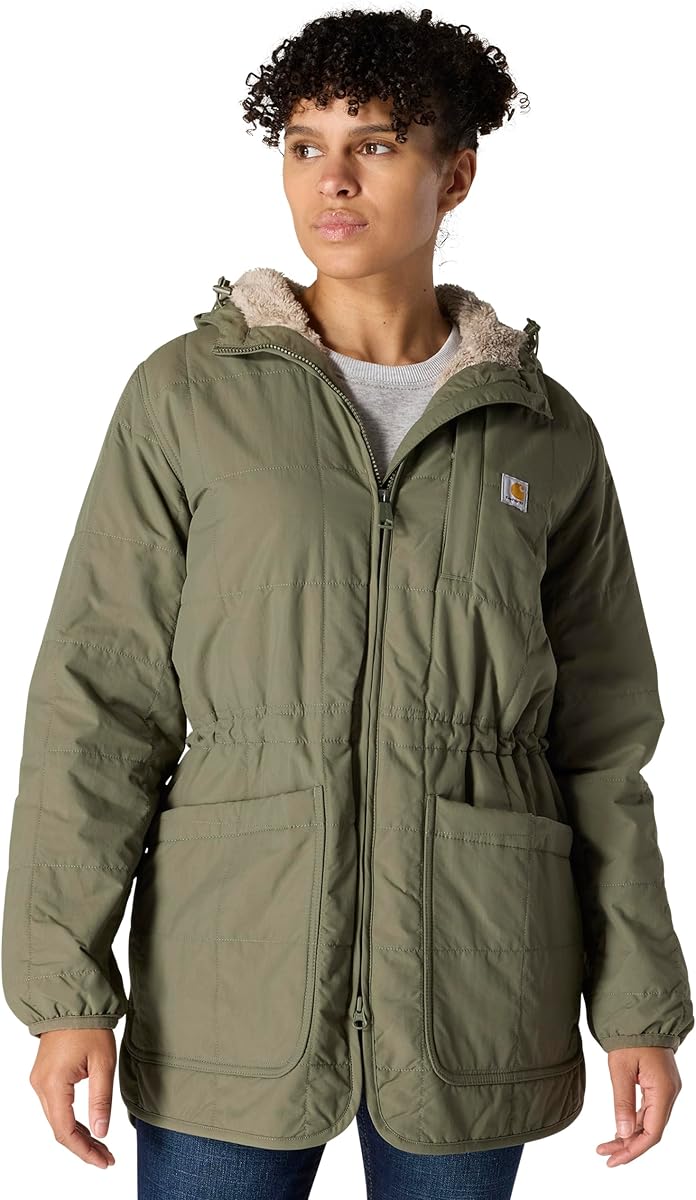 Abrigo con capucha, ligero y con aislamiento Rain Defender® para mujer