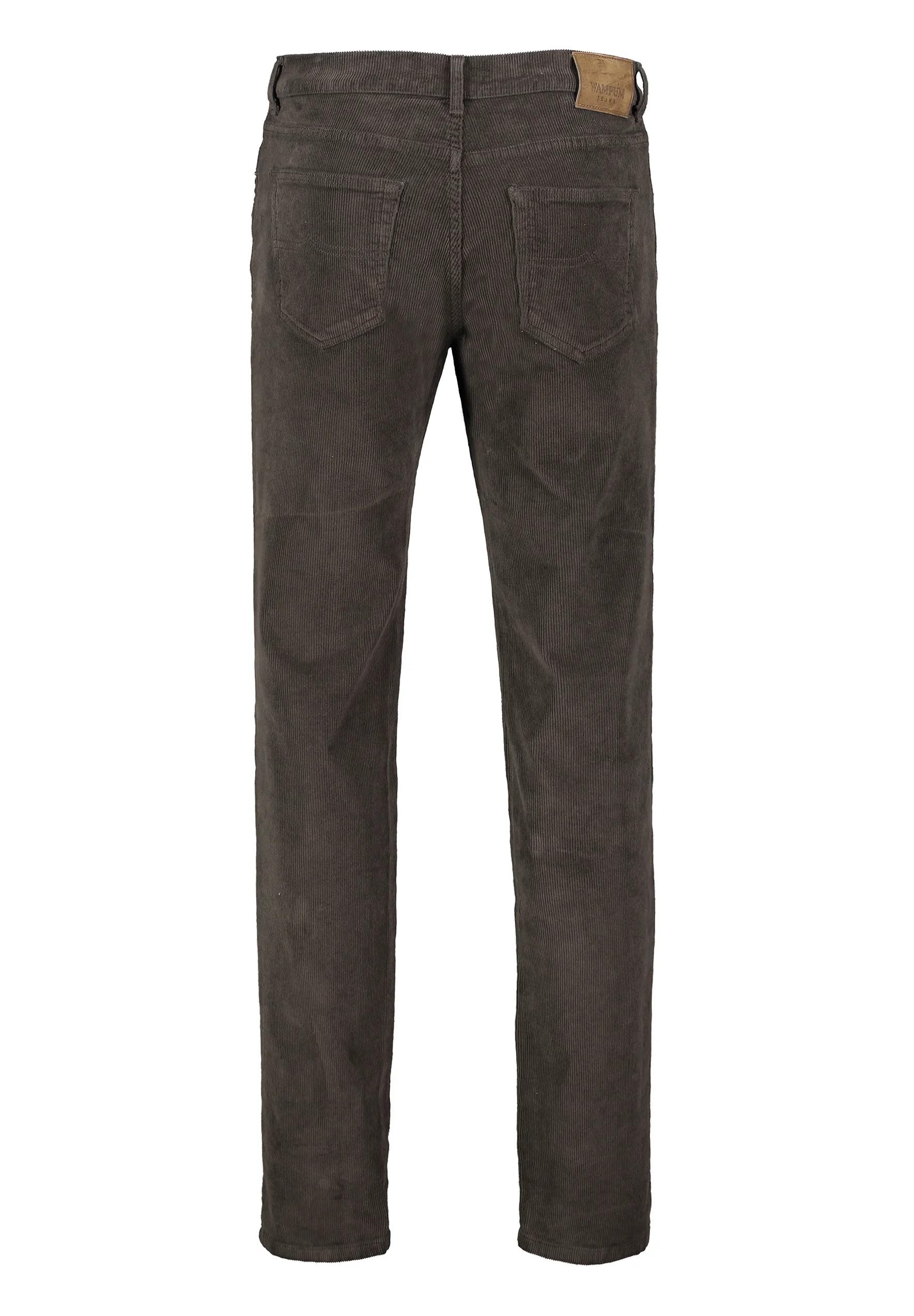 Wampum - Pantalone Uomo Lungo Velluto Invernale 5 Tasche Regular Fit in Cotone per Uomo (MOD. 11704)