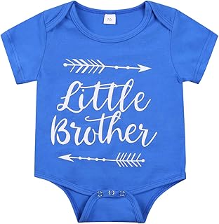 Longfei Baby,Clothing,Baby Boys 0-24m,Bodysuits & One-Pieces,Rompers Longfei Little Brother Newborn Baby Boy Romper Short Sleeve Jumpsuit One Piece Bodysuit Onesie Tops Clothes Outfit