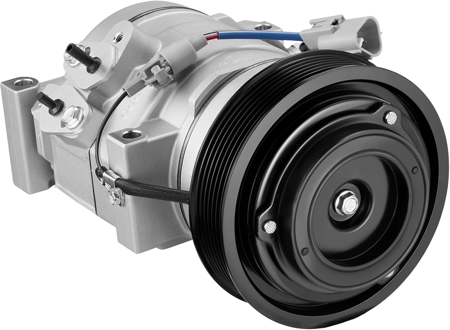 78388 Air Conditioning A/C Compressor with Clutch Compatible with Toyota Camry 2002-2006, for Highlander 2001-2007, for Solara 2002-2008, L4 2.4L, 10S17C Compressor