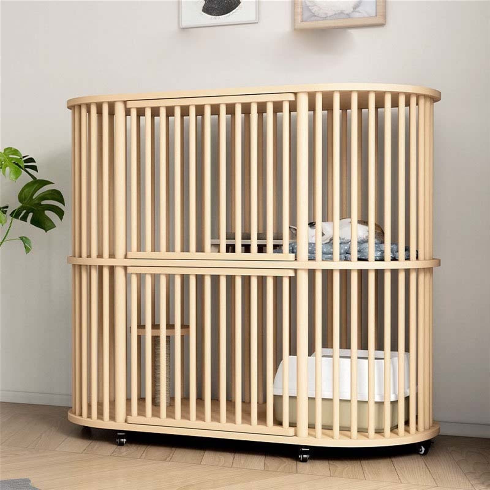 Casa per Gatti Abbigliamento di Lusso di Gatto Super Grande Spazio CATTO CATTO CATTO CATTO di Lusso Strato A Doppio di LUSO CATTO FORNITÀ di CATTO Casetta per Gatto (Color : Picture Color)