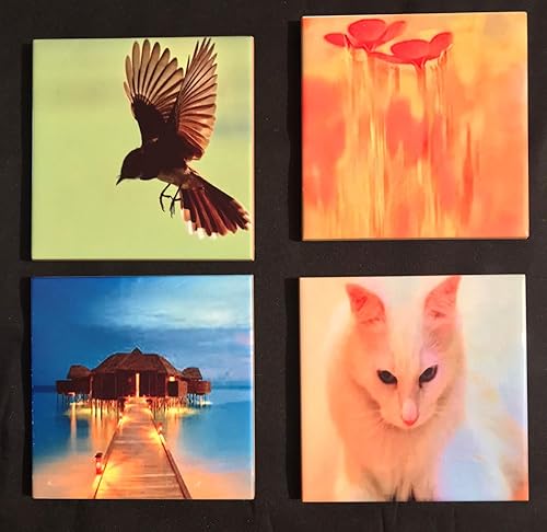 Miniatura 2 de Ceramic Drink Coasters(Set of 4 of any of the photos displayed)