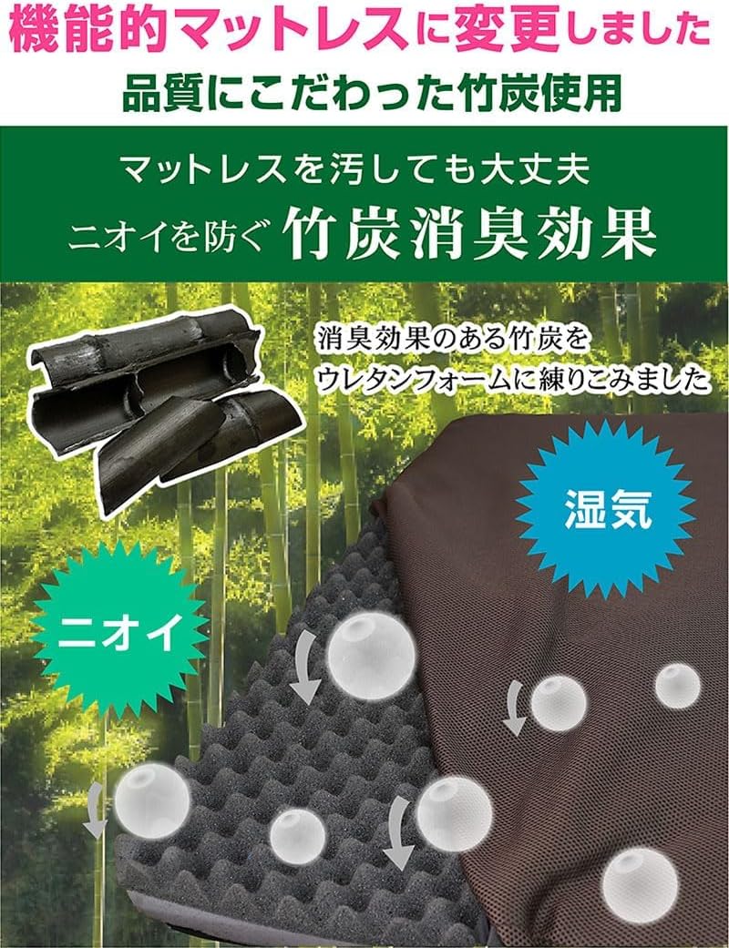 電動ベッド 3モーター 介護 シングル ベッド 電動 リクライニング キャスター マットレス 付き ケア3 【摘出】 （ ナチュラ