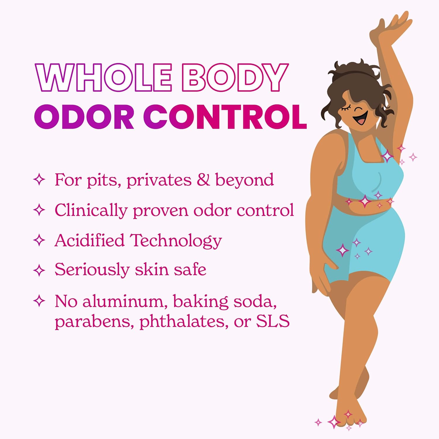 Lume Skin Care Gift Set for Women, Whole Body Deodorant Starter Pack - Smooth Solid Stick, Invisible Cream Tube, Acidified Body Wash Mini & Deodorant Wipes - Aluminum Free Odor Control (Peony Rose) - Image 5