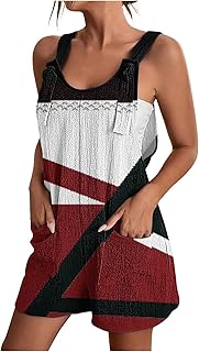 Overol corto de verano para mujer, holgado, casual, con bolsillos, estampado floral, tirantes cortos, cómodos, holgados, de una pieza, pantalones cortos de pierna ancha