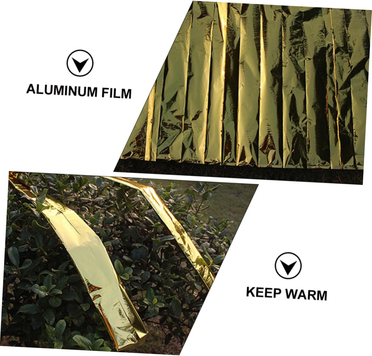 BESPORTBLE 4 Pcs Insulation Blanket Thermal Blanket Tarps Insulated Blanket Thermal Rug Emergency Blanket Portable