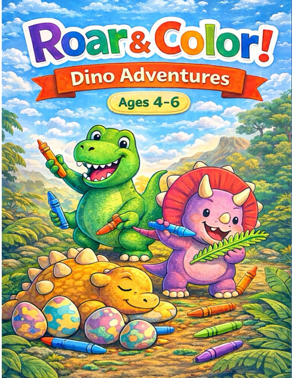 Roar & Color!: Dino Adventures for Little Hands