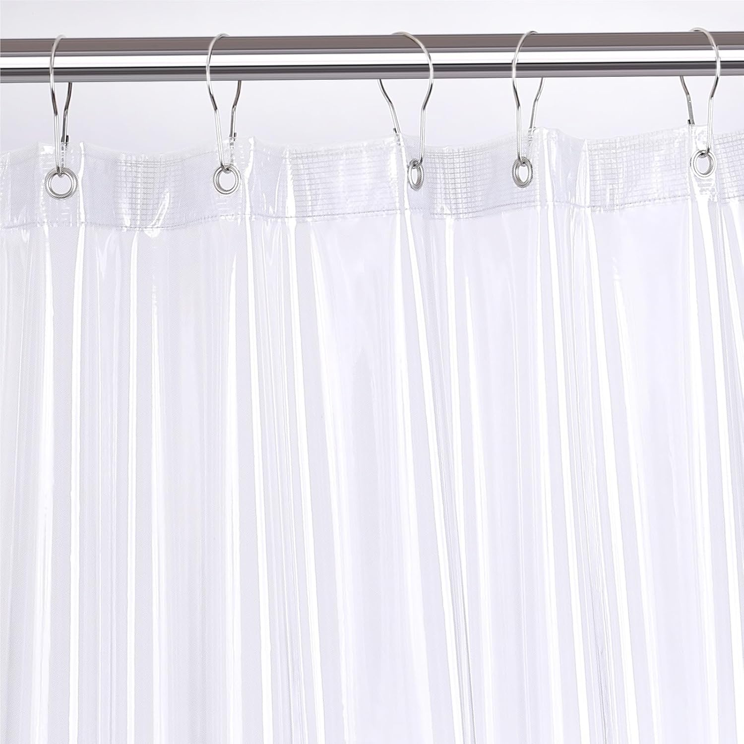 Clear Shower Curtain EVA 8 G Bathroom Shower Curtain Liner Water Repellent Weighted Plastic Shower Curtain