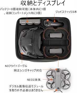 Taoricup DJI Neo 2 Compatible Protective Case Storage Case Protective Bag DJI Neo2 Compatible Accessory Drone Set Package Flight Mode