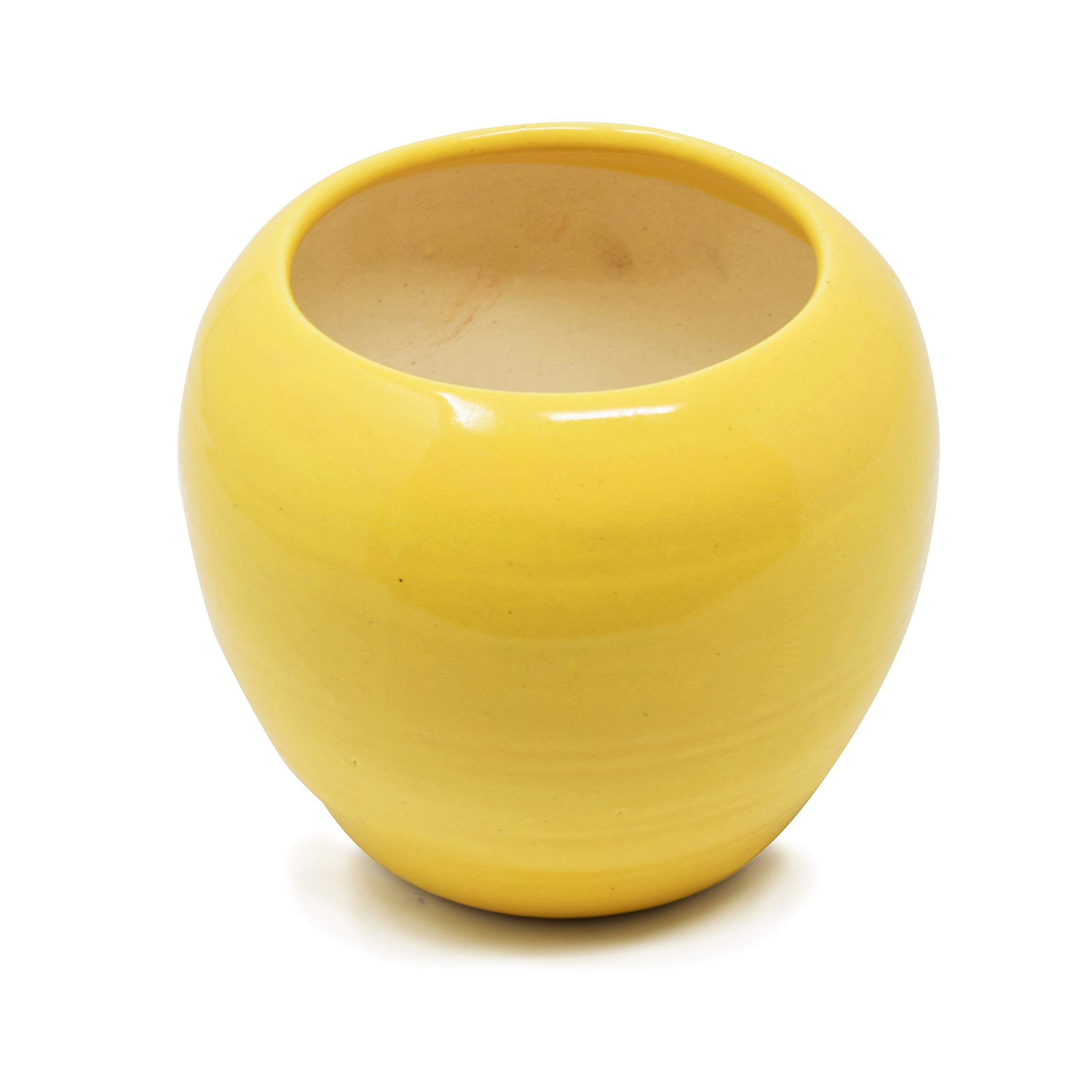 See full amazon price history chart for The Himalayan Goods Company - Small Ceramic Indoor Outdoor Bonsai Plant Planter Flower Pot Container Pot 4 x 5 inches (Yellow, 1) The Himalayan Goods Company - Small Ceramic Indoor Outdoor Bonsai Plant Planter Flower Pot Container Pot 4 x 5 inches (Yellow, 1) (B084V6B1F7) Amazon Price History, Amazon Price Tracker