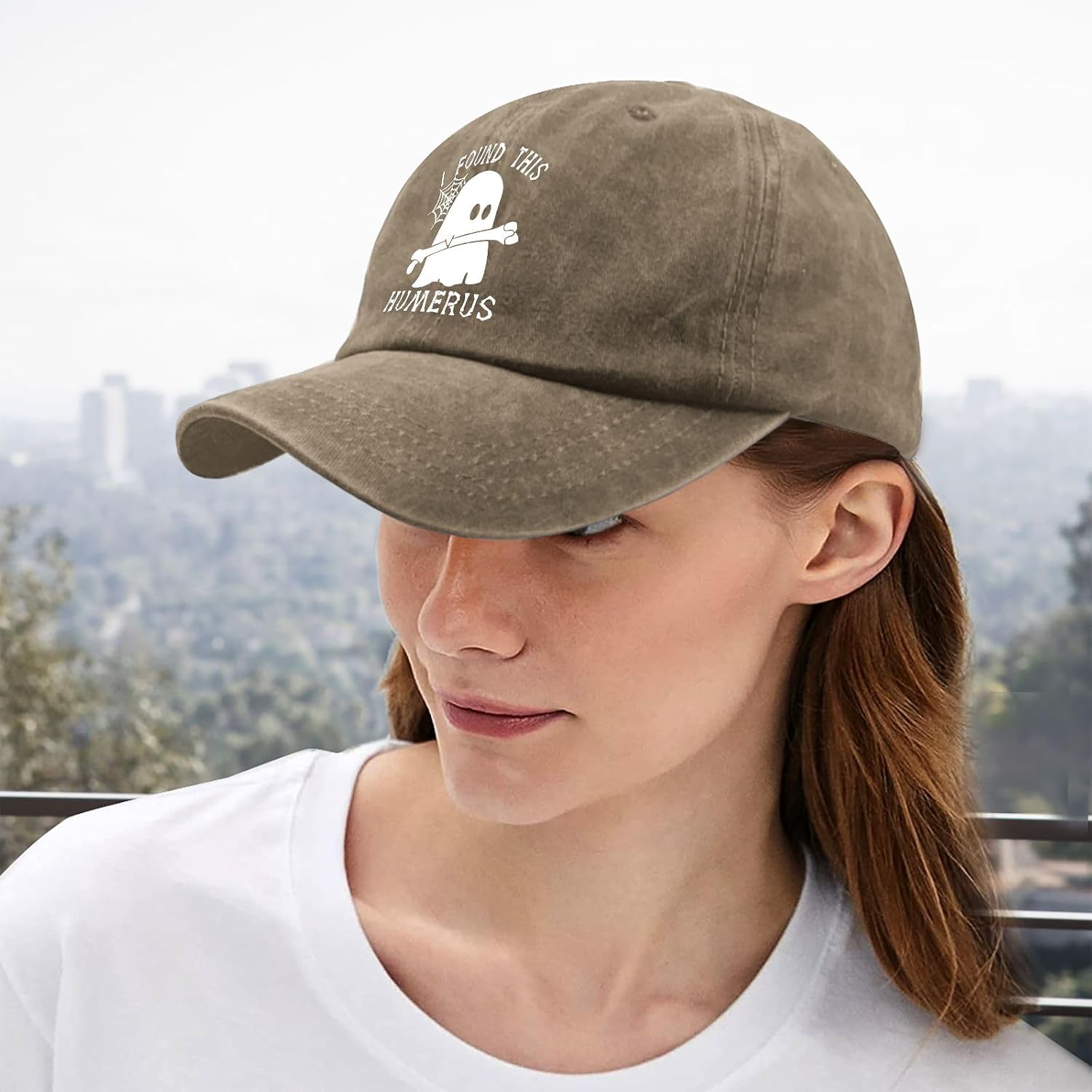 I Found This Humerus Hat Men Trendy Mesh Cap for Summer