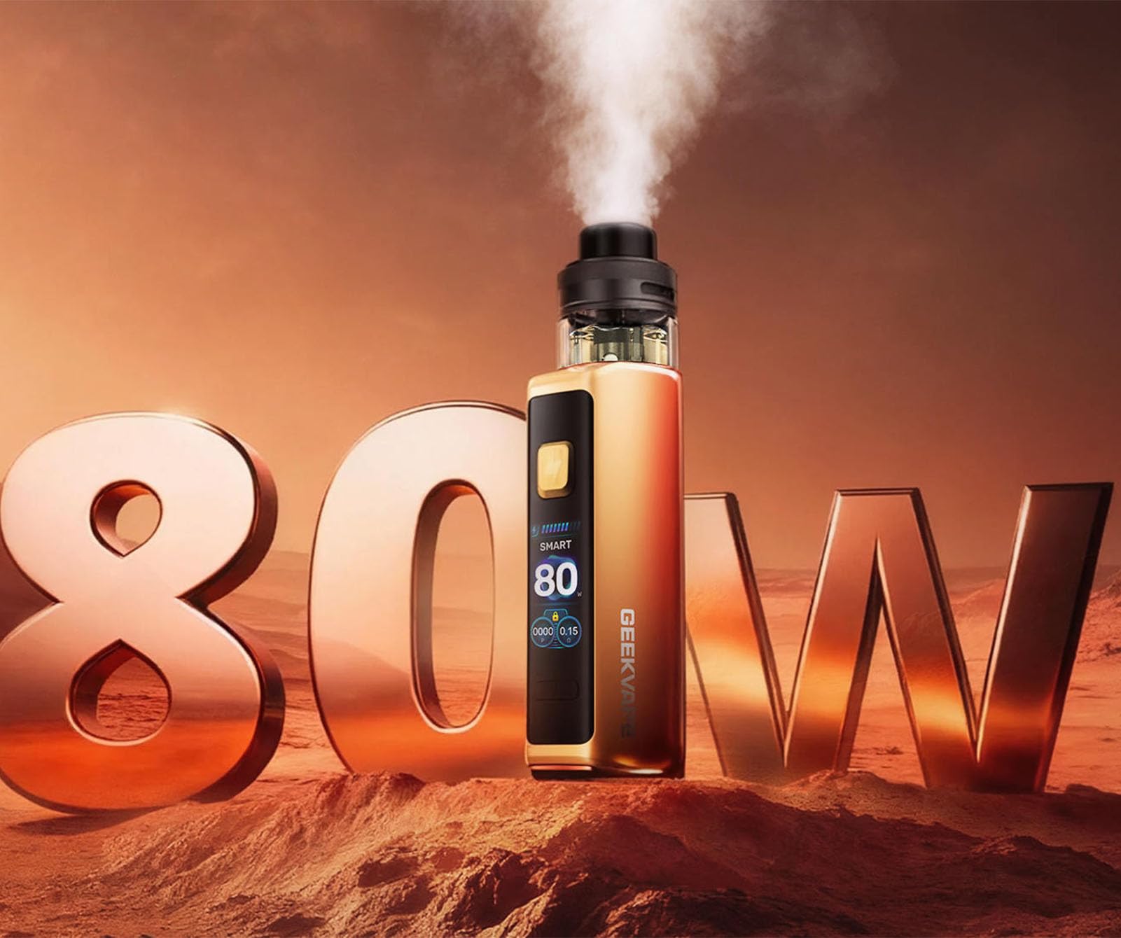 GEEKVAPE Aegis Force Kit 80W Box Mod Built in 3200mAh Battery 5ml Aegis Force Cartridge fit B Coil E Cigarette MTL/DTL vape Kit use for Freebase/Nicsalts (Nero carbone)