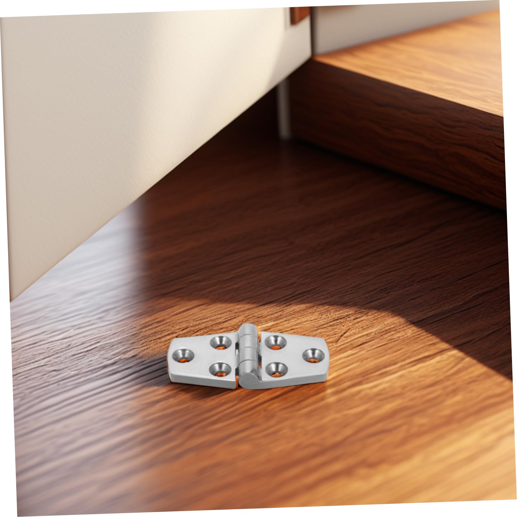 GAROZATION 2pcs Boat Hinges Stainless Steel Heavy Duty Deck Cabinet Hardware for Boat Applications Versatile Easy to Install Durable for Hatch Covers and Cabinet Doors