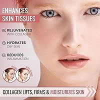 Vista 6 de Liquid Biotin & Collagen & Keratin Hair Growth Drops 60,000mcg (2oz) Marine Collagen Peptides - Supports Hair Growth, Radiant Skin, Strong Nails