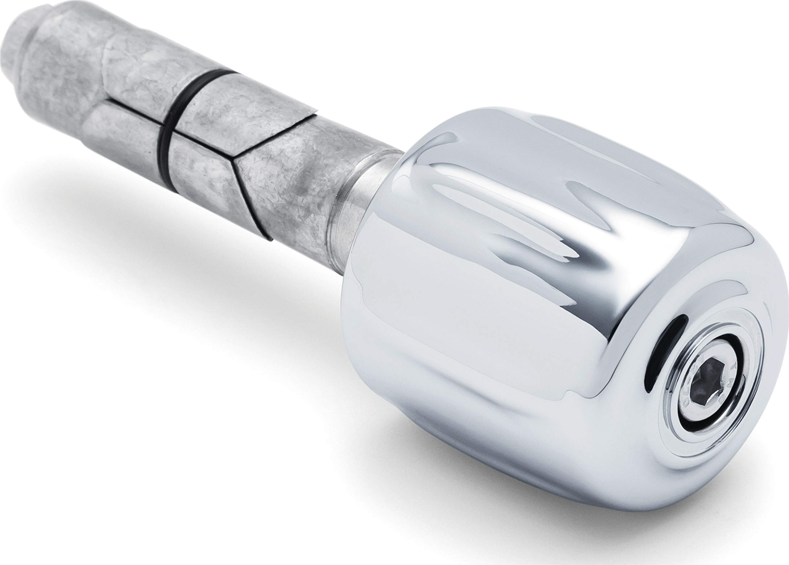 Kuryakyn 6288 Motorcycle Handlebar Accessory: Clutch Side Matching Bar End Weight, Universal For for 1" or 7/8" Handlebars with Hollow Bar Ends, Chrome