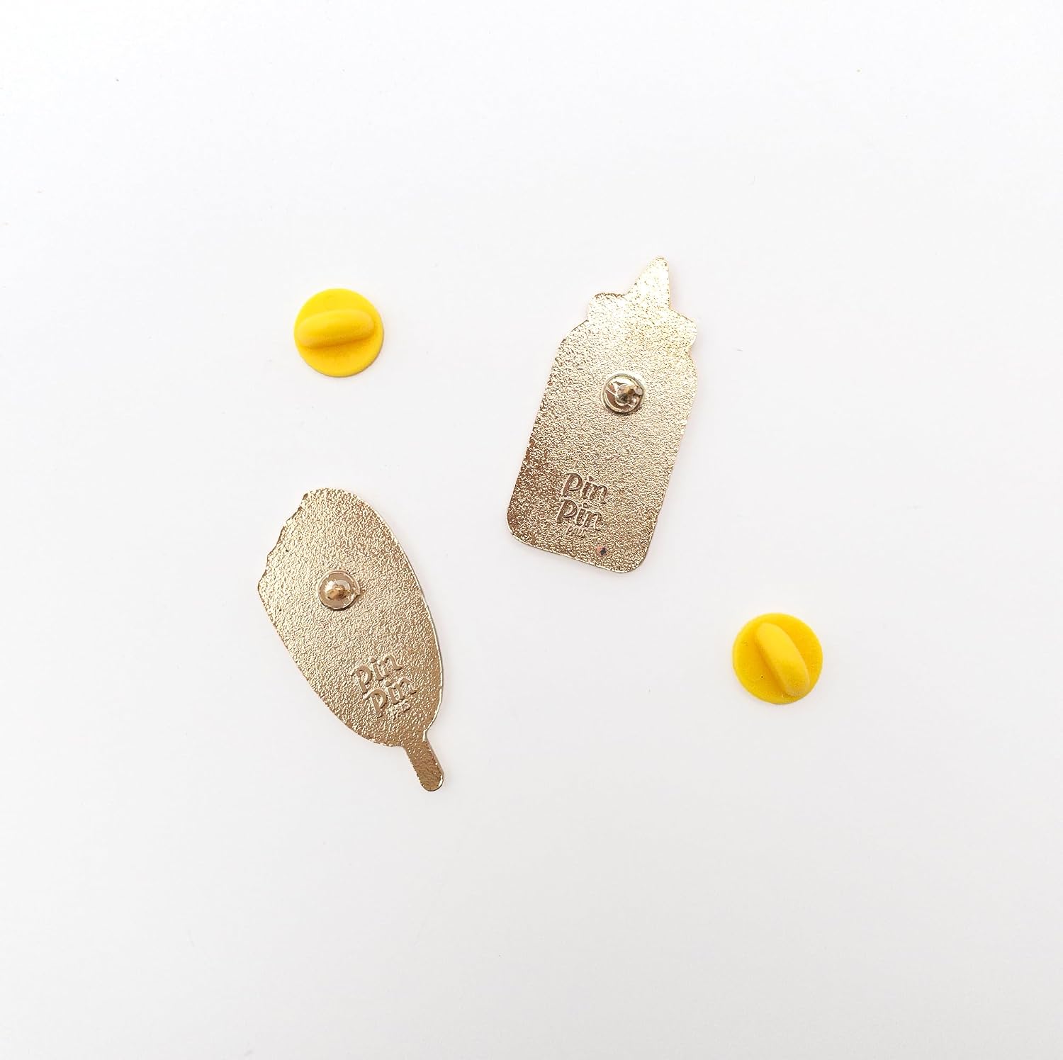 Enamel Pin Set (2 Pins Per Set) for Backpack, Bag, Lapel, Kawaii Button Collector