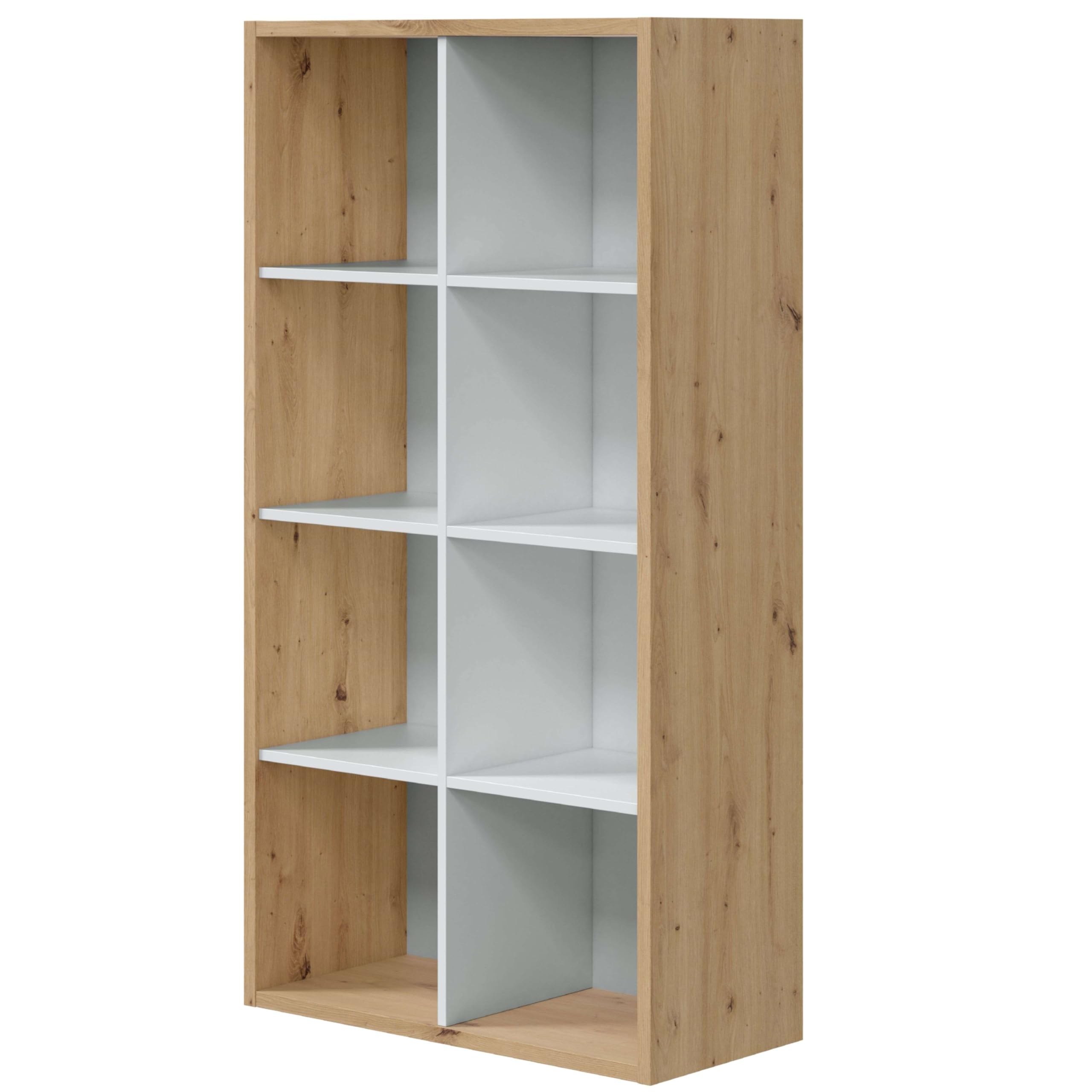 Miroytengo Pack 3 Muebles Juveniles Noa en Color Roble Nodi y Blanco Artik