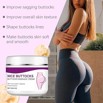 Hip Lift Up Cream, Buttock Enhancement Cream, Firming Massage Cream for Buttocks, Slimming and Firming Cream (1 Piece)