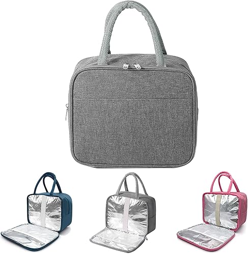 Lonchera térmica para mujeres y hombres, bolsa de almuerzo grande reutilizable con cinturón de hombro ajustable, bolsa térmica portátil para el