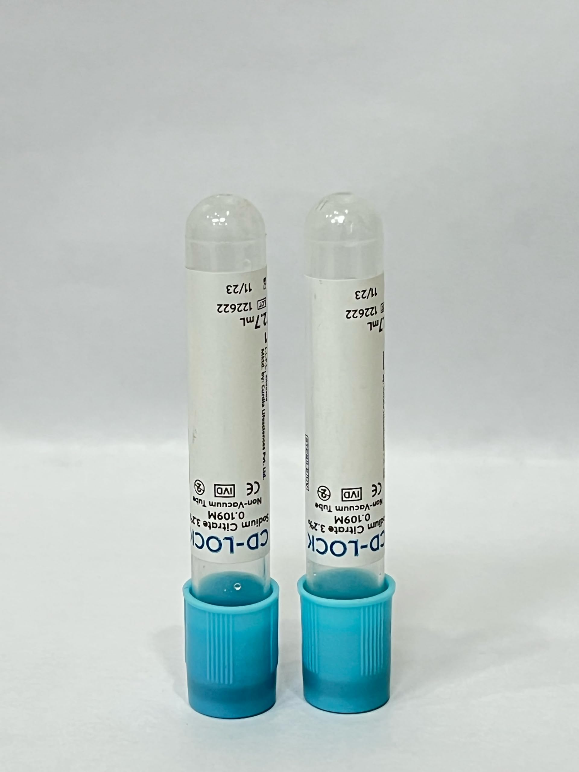 Curdia Non Vacuum CD-Lock Blood Collection Tube Sodium Citrate 3.2% - 1.8ml Double Cap (Pack of 100) (B0CJYJP7ZT) Amazon Price History, Amazon Price Tracker