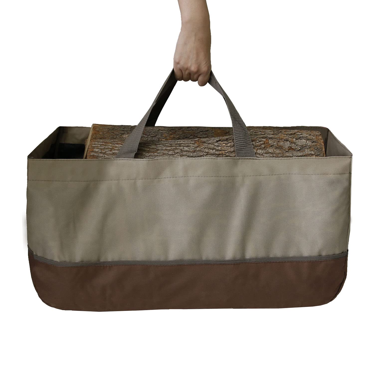 Lyirfan Firewood Log Carrier,Durable Firewood Carrier Bag,Large Capacity Firewood Log Tote Bag,For Wood Carrying