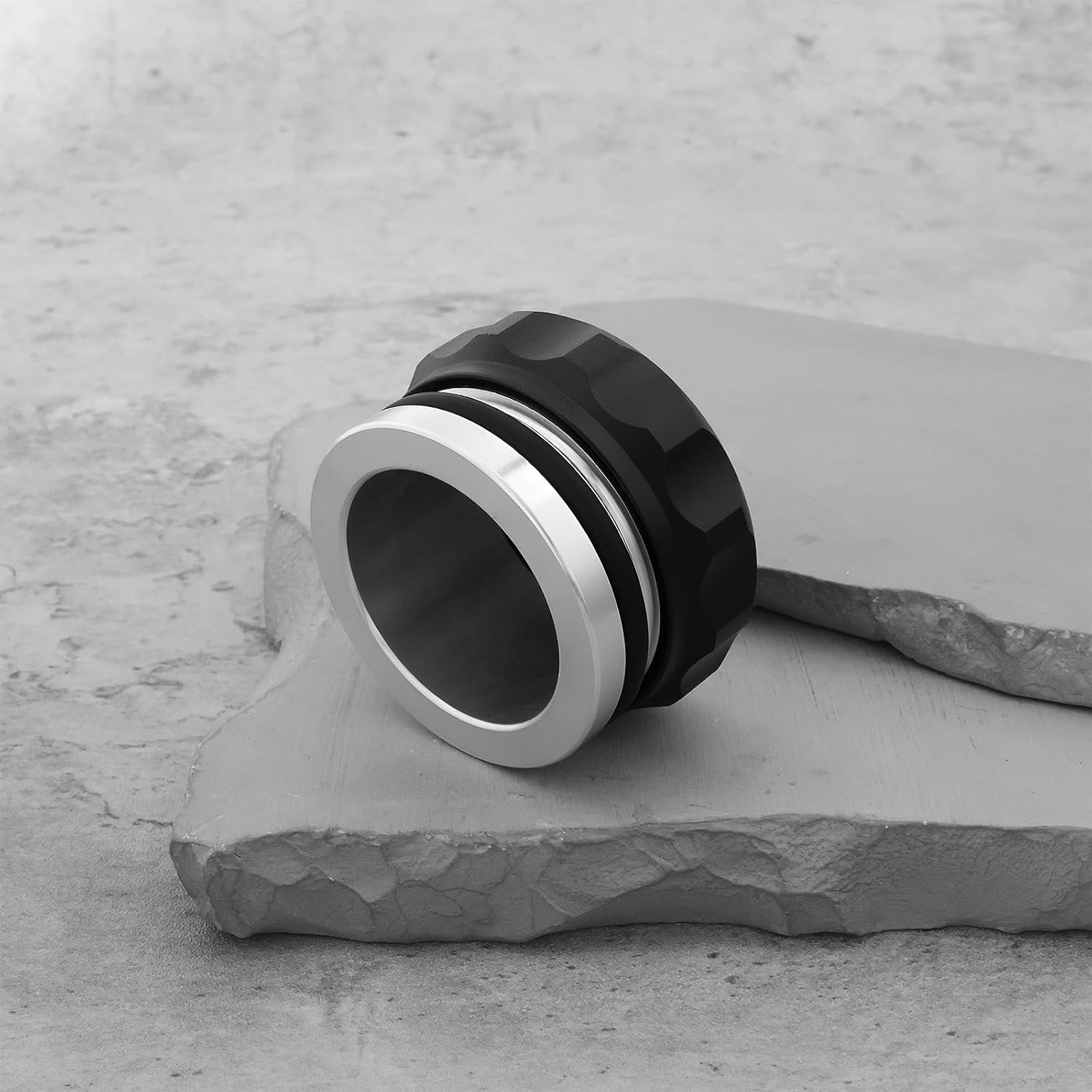 ECSiNG Car 2 Inch Weld-On Filler Neck Oil Cap Aluminium Alloy Cap for Oil Tanks Fuel Tanks Water Tanks Dry Fuel Tanks, Black