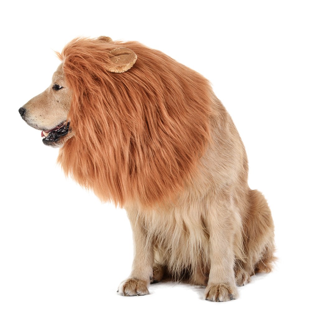 TOMSENN Realistic Lion Mane for Medium - Large Dogs