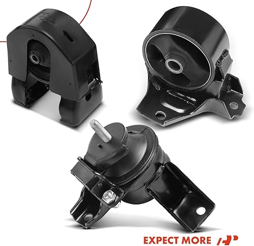 Miniatura 9 de A-Premium Kit de montaje de motor y transmisión compatible con Hyundai Sonata 2006 2007 2008 2.4L 3.3L, juego de 3 piezas, repuesto # 218103K850,