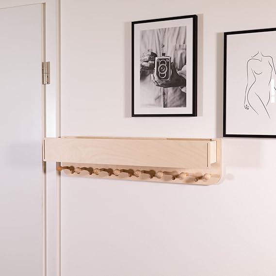 INEXTERIOR Garderobenleiste mit Ablage - personalisierbar