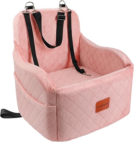 Miniatura 16 de Asiento elevador de coche para perros pequeños/medianos, almohadilla elevada de 6 pulgadas de espuma viscoelástica, completamente desmontable y